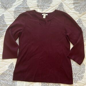 WHBM Ladies 3/4 Sleeve Sweater